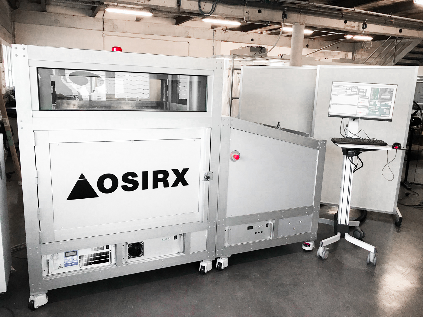 OSIRX spectrometer built in the workshop